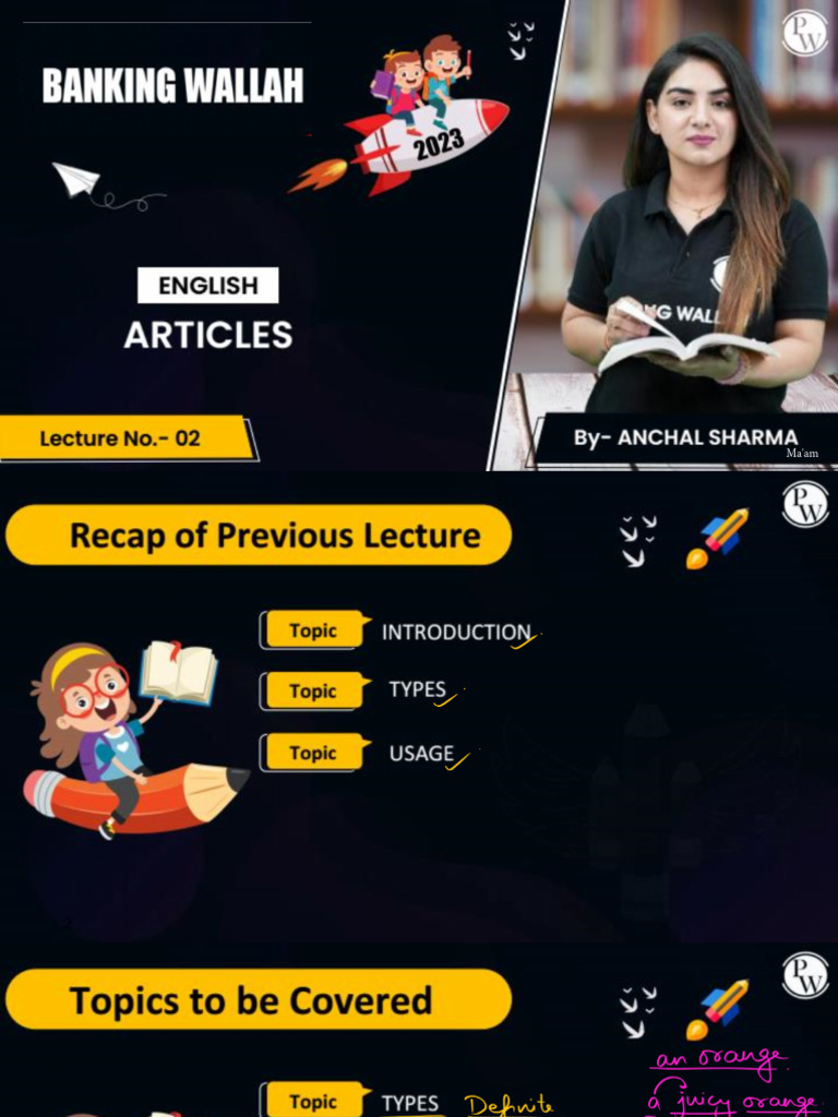 Articles 02 Class Notes Banking Wallah656e335cb91bfd0018dc1888 | PDF