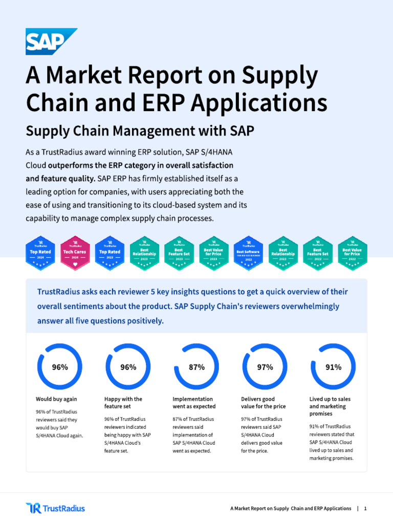 SAP S/4HANA Cloud ERP Market Report | PDF | Cloud Computing ...