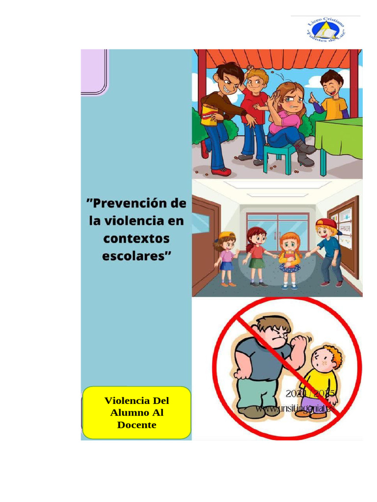 Prevención de la Violencia Escolar | PDF | Acoso sexual | Violencia