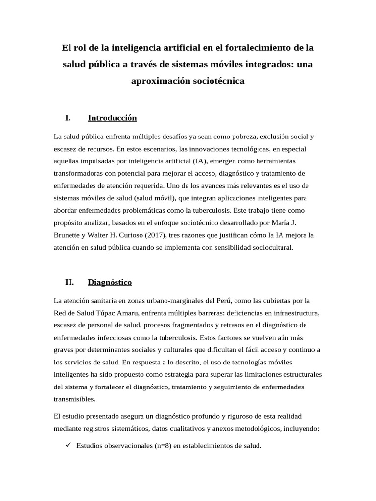 IA y Salud Pública: Mejora Diagnósticos | PDF | Inteligencia artificial ...