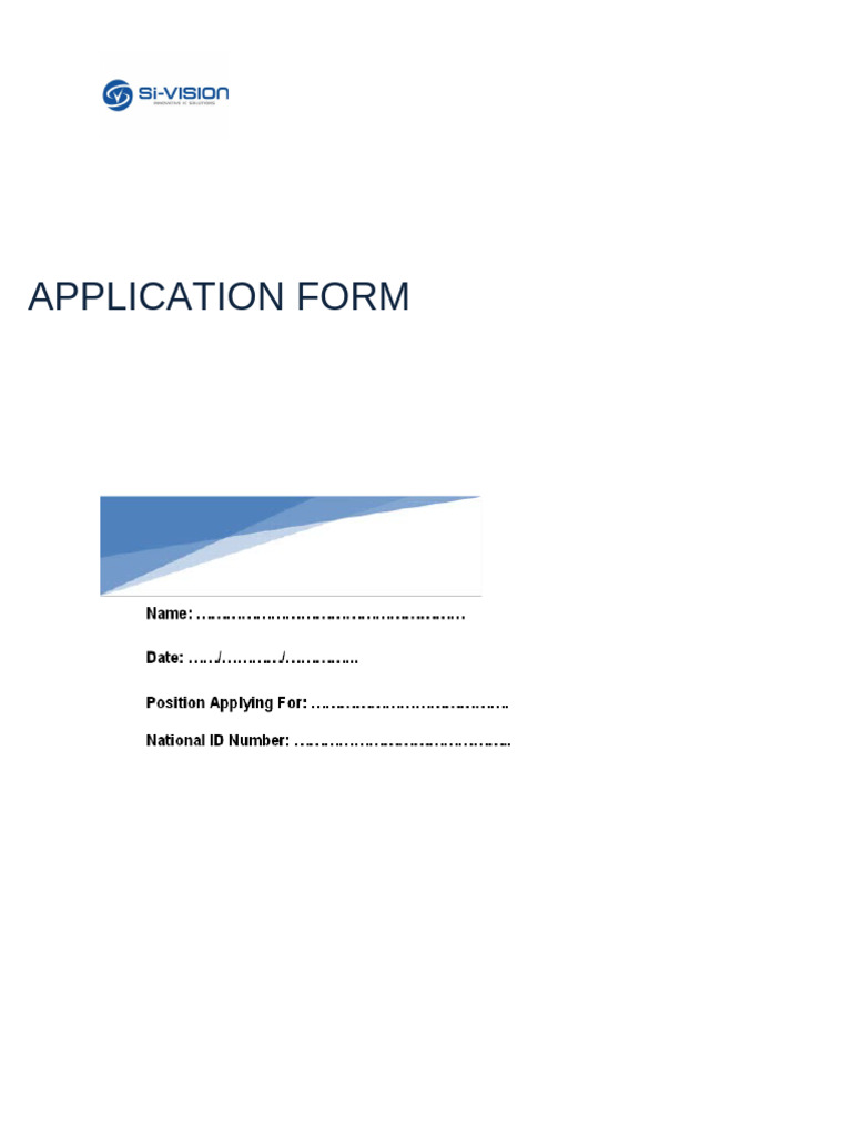 Rec - 1 - Application Form v.05 | PDF