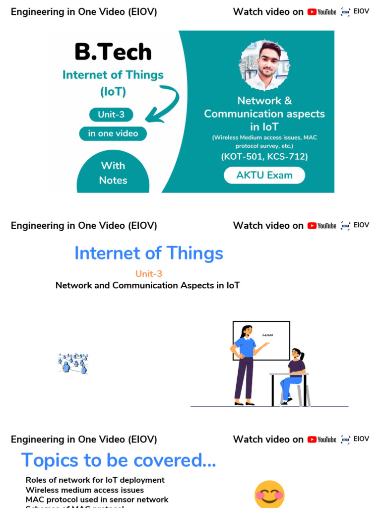 IoT Network Communication and Protocols | PDF | Channel Access Method ...