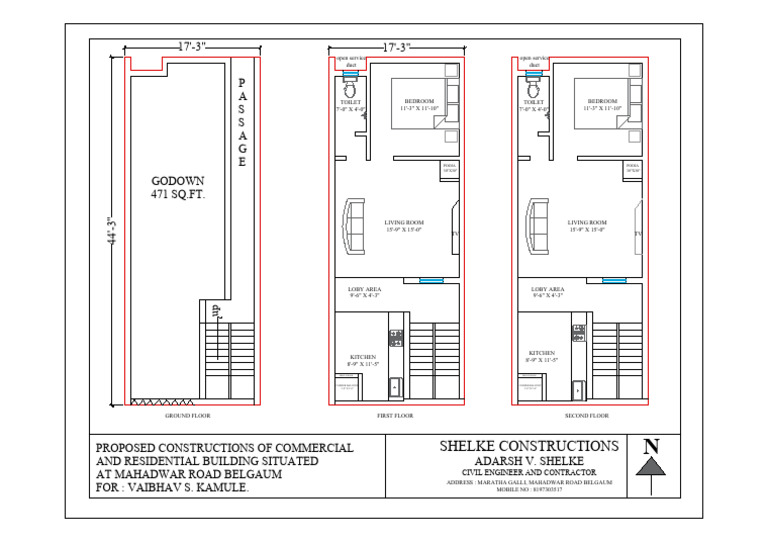 Proposed Building Plans for Belgaum | PDF | Home | Room
