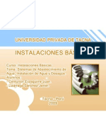 Instalaciones Báscias - Agua y Desagüe