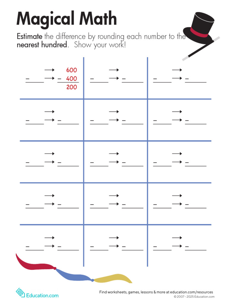 Rounding Magical Math Third | PDF