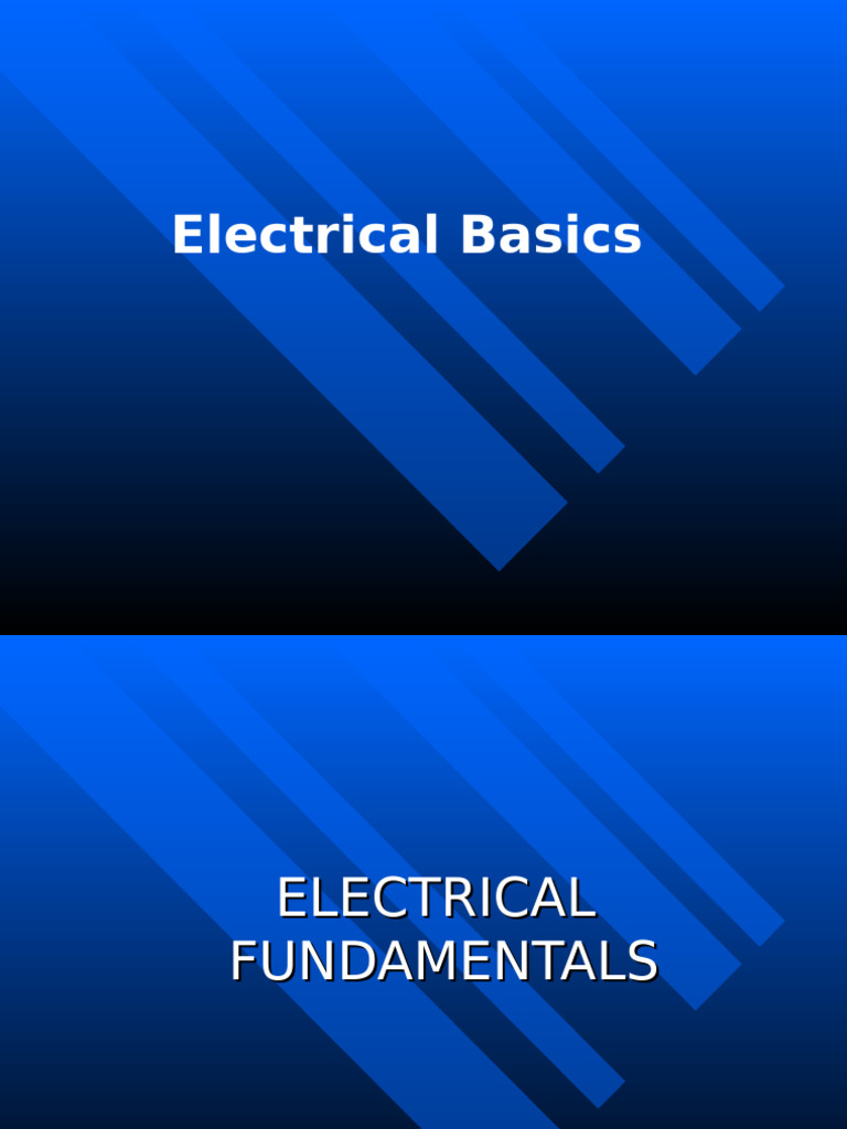 Electrical Basics and Key Concepts | PDF | Inductor | Electric Current