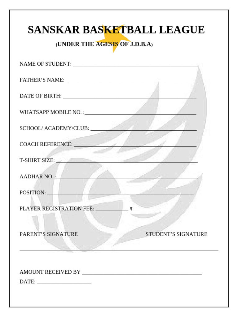 Basketball League | PDF