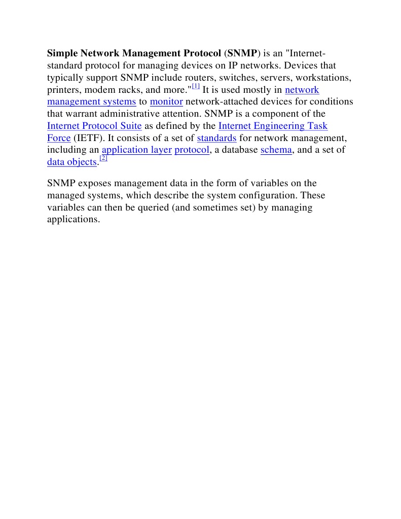 SNMP | PDF