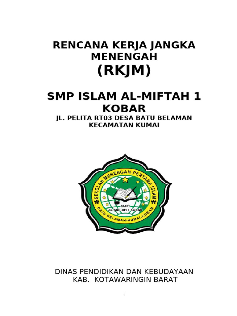 RKJM SMP Islam Al-Miftah 2024/2025 | PDF