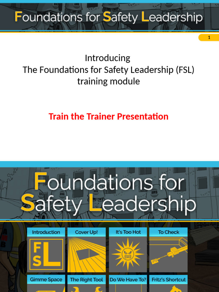 Foundations for Safety Leadership Training | PDF | Leadership | Learning