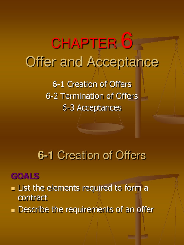 Understanding Offers in Contract Law | PDF | Offer And Acceptance | Law ...