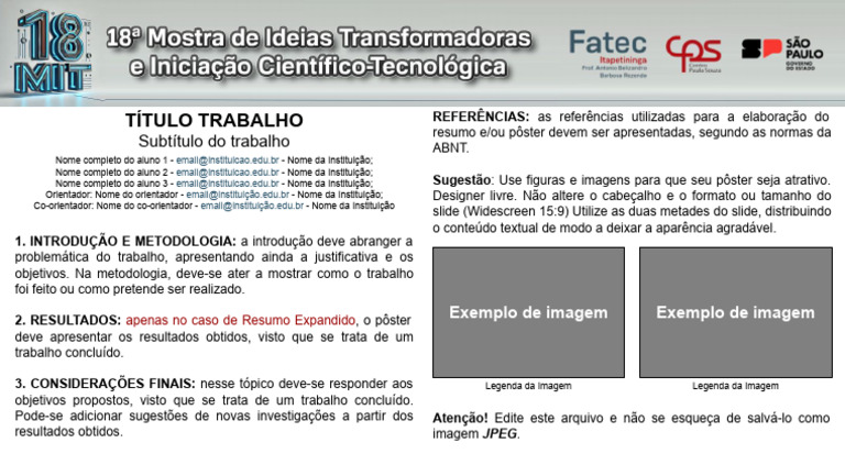 Modelos de Banner Digital ABNT | PDF