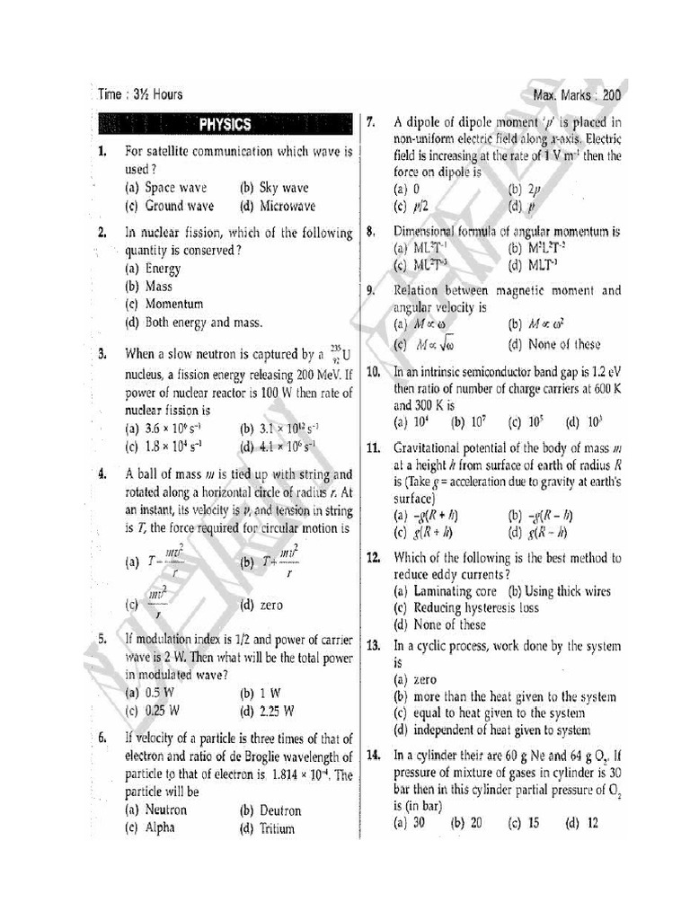 Physics Paper 1 0 Pdf