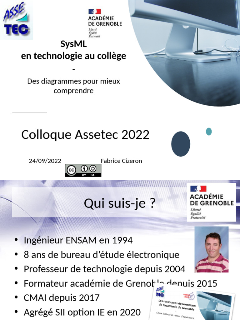 Presentation SysML Assetec | PDF | Programme informatique | Programmation