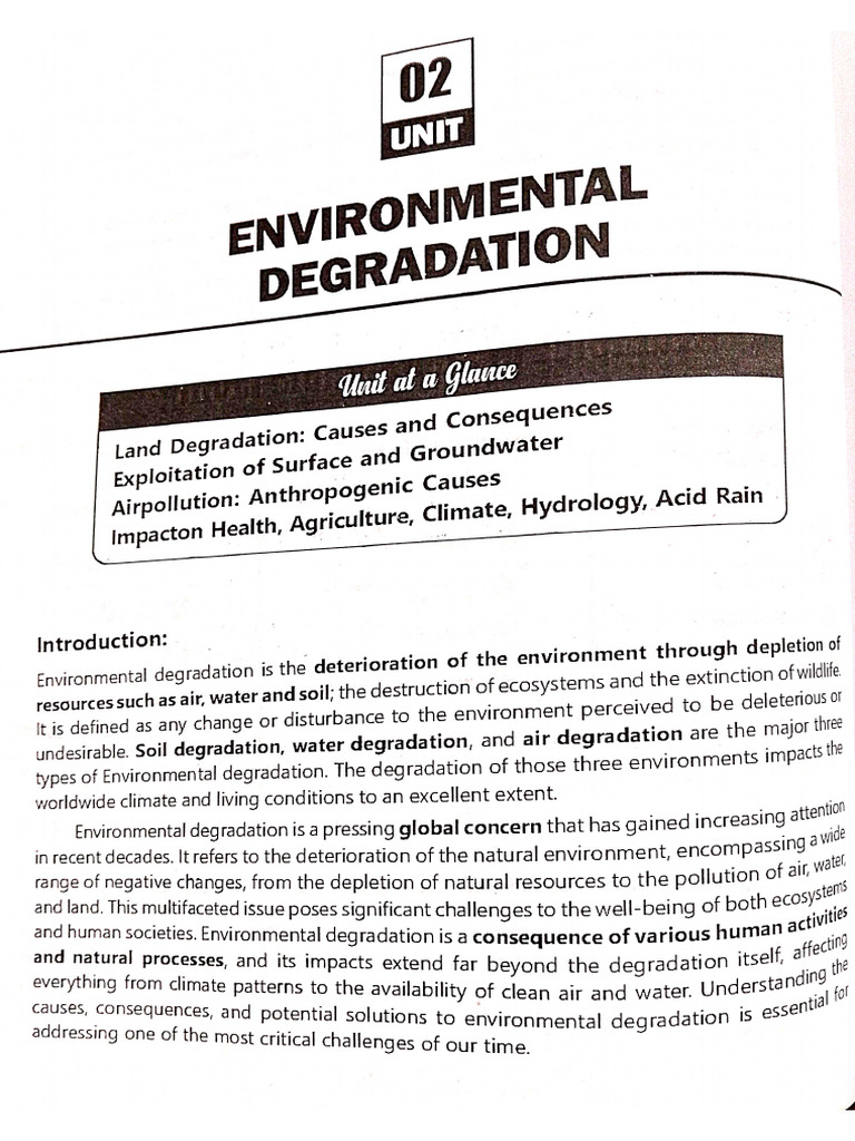 EVS Unit 2 | PDF