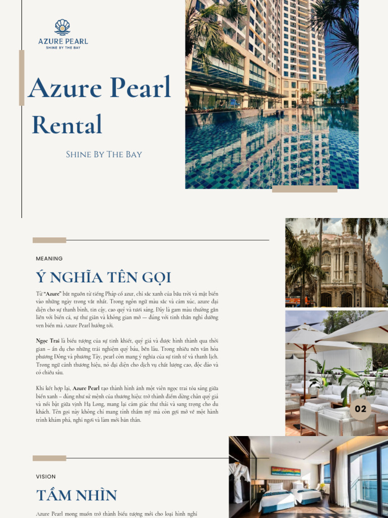 Azure Pearl Rental Brand Identity | PDF
