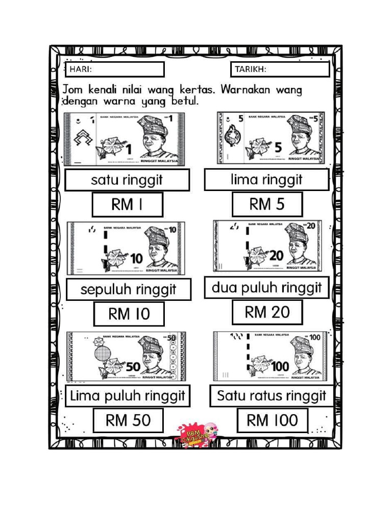 Lembaran Kerja 1-Wang | PDF