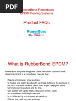 Download RubberBond FleeceBack EPDM FAQs by RubberBond SN87168145 doc pdf