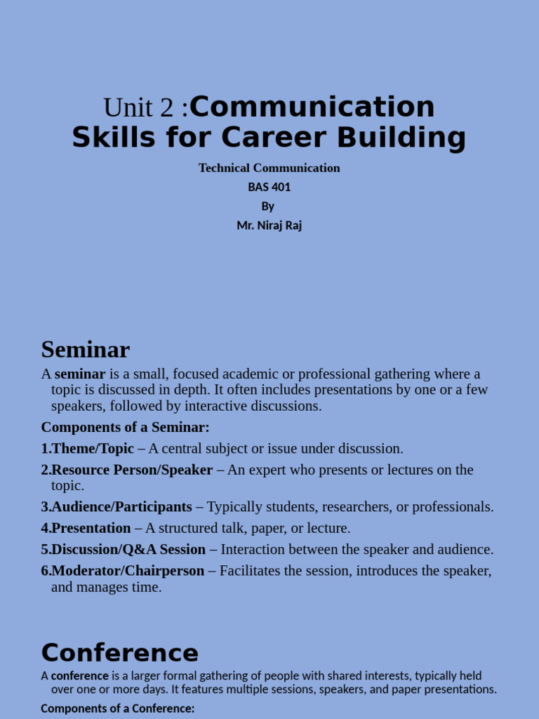 Unit 2 TC E | PDF | Lecture | Methodology