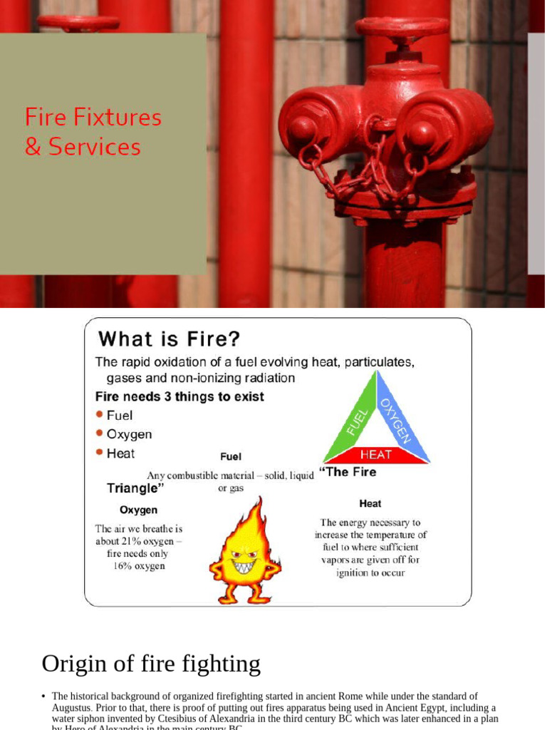 History and Systems of Firefighting | PDF | Fire Sprinkler System ...