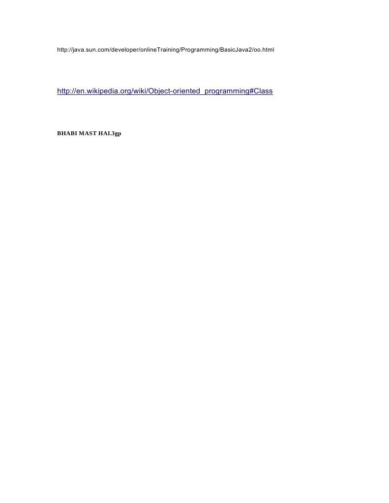 Introduction to Object-Oriented Programming | PDF