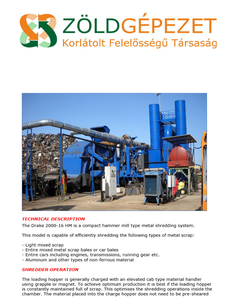 Bonfiglioli Drake 16 Technikai Információk PDF Engines Scrap(00)