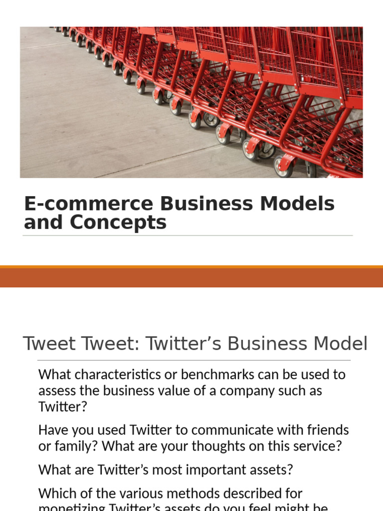 2 - E-Commerce Business Models | PDF | E Commerce | Business Model