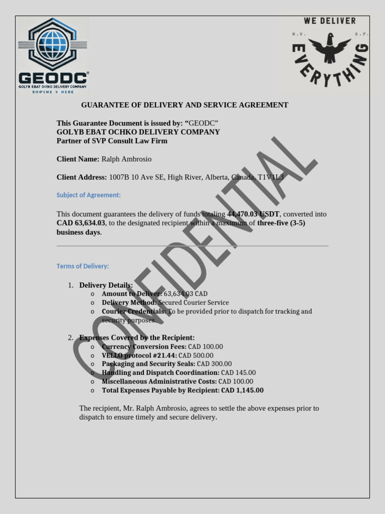 Guarantee Document Karel Kreijveld | PDF