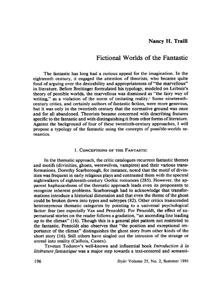 Fictional Worlds | PDF