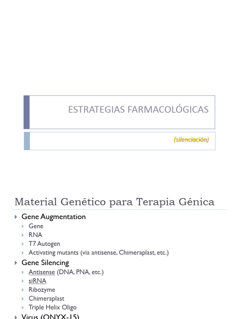 Estrategias de Silenciación Génica | PDF | Rna Interference | Sense ...