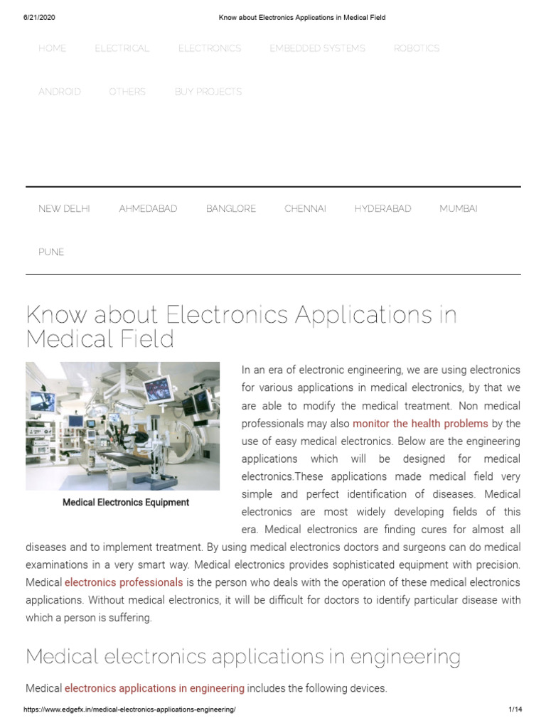 6 Imp Med Elect Dev | PDF | Medical Imaging | Electroencephalography