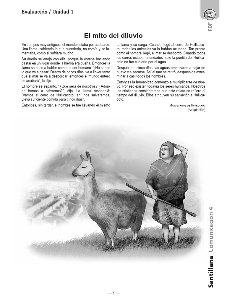 Mito del Diluvio y la Llama Sagrada | PDF | Mito de la inundación