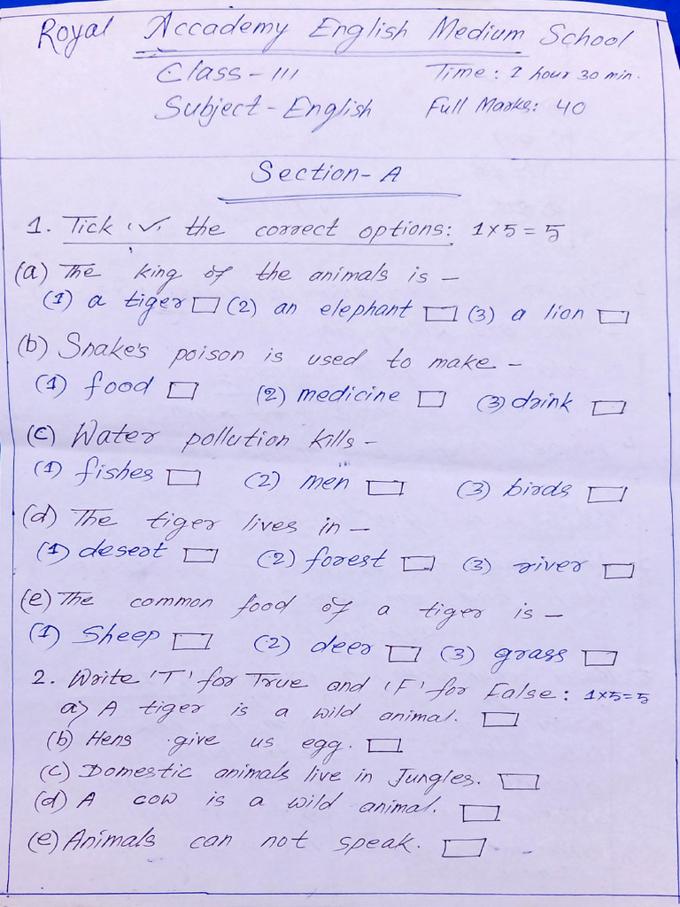 Class 8 | PDF
