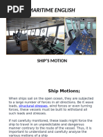 Ship Motion Types and Effects at Sea | PDF | Ships | Rotation