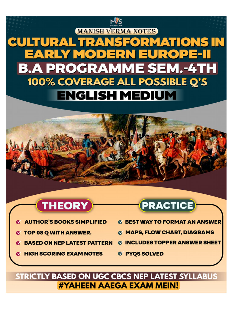Cultural Transformations in Early Modern Europe | PDF | Age Of ...