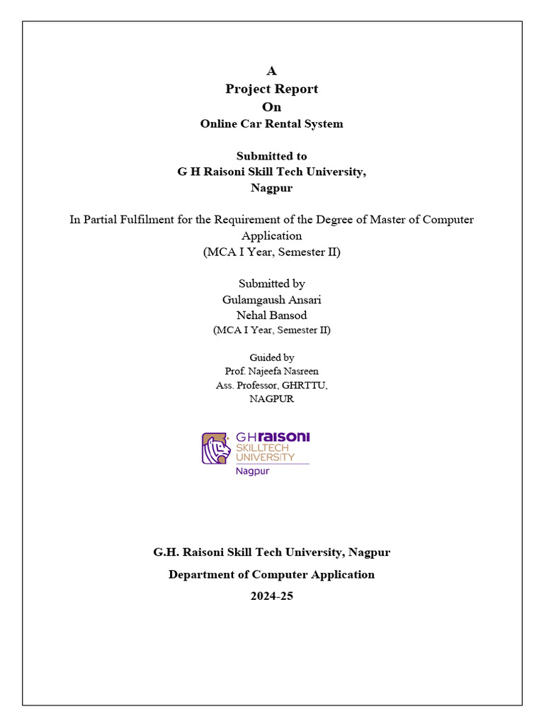 Car Rental System (3) (AutoRecovered) (Neww) | PDF | Databases | Mobile App