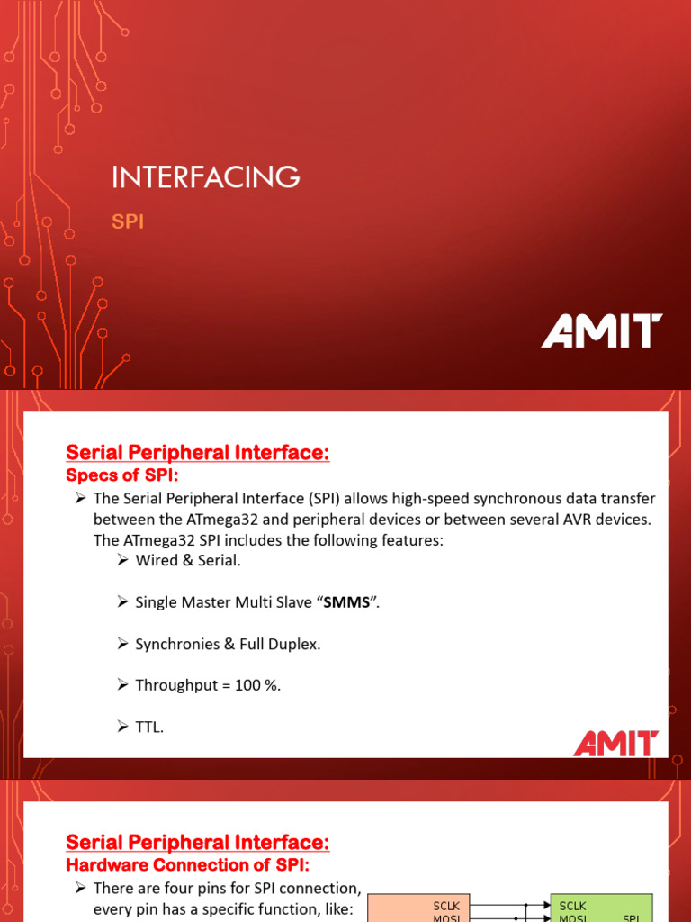Session 13 - SPI | PDF | Computer Networking | Physical Layer Protocols