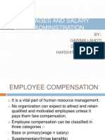 Wages and Salary Administration