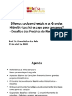 Infra 2009 - Apresentação Lineu Dos Reis - Dilemas Socioambientais