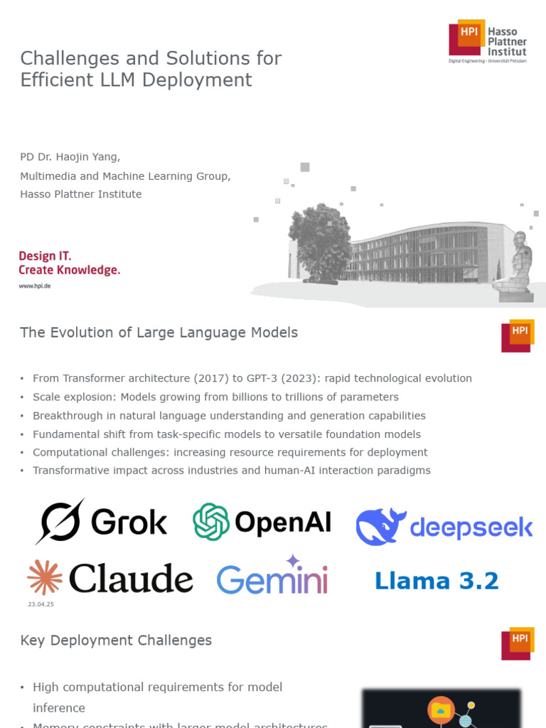 Efficient Strategies for LLM Deployment | PDF | Information Technology ...