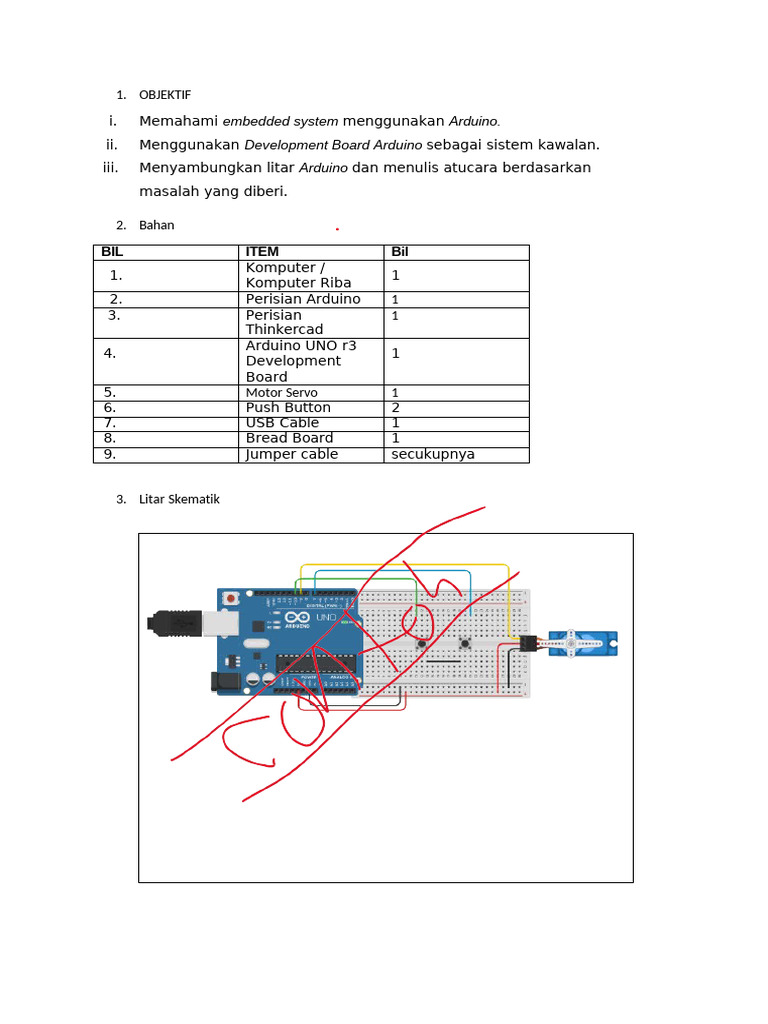 Sistem Kawalan Servo dengan Arduino | PDF