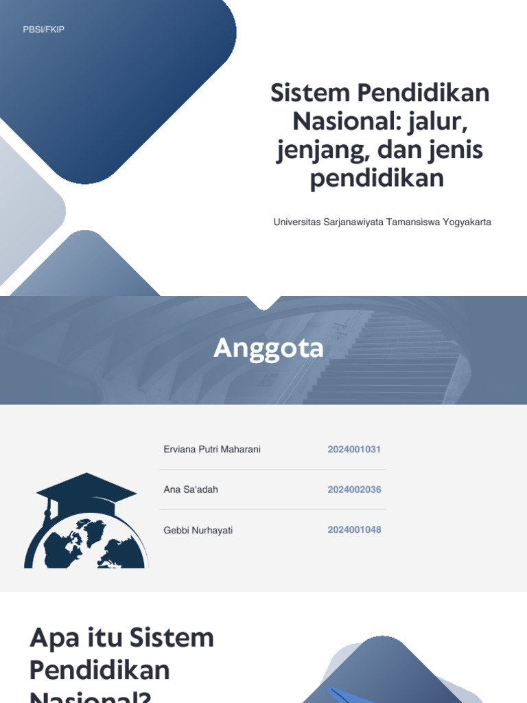 Jalur, Jenjang, dan Jenis Pendidikan Nasional | PDF