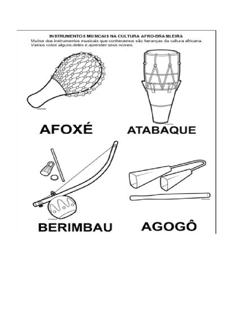 Instrumentos Musicais Africanos | PDF