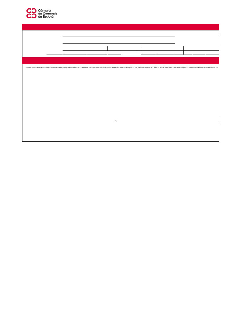Formato Proteccion Datos CCB 5 | PDF