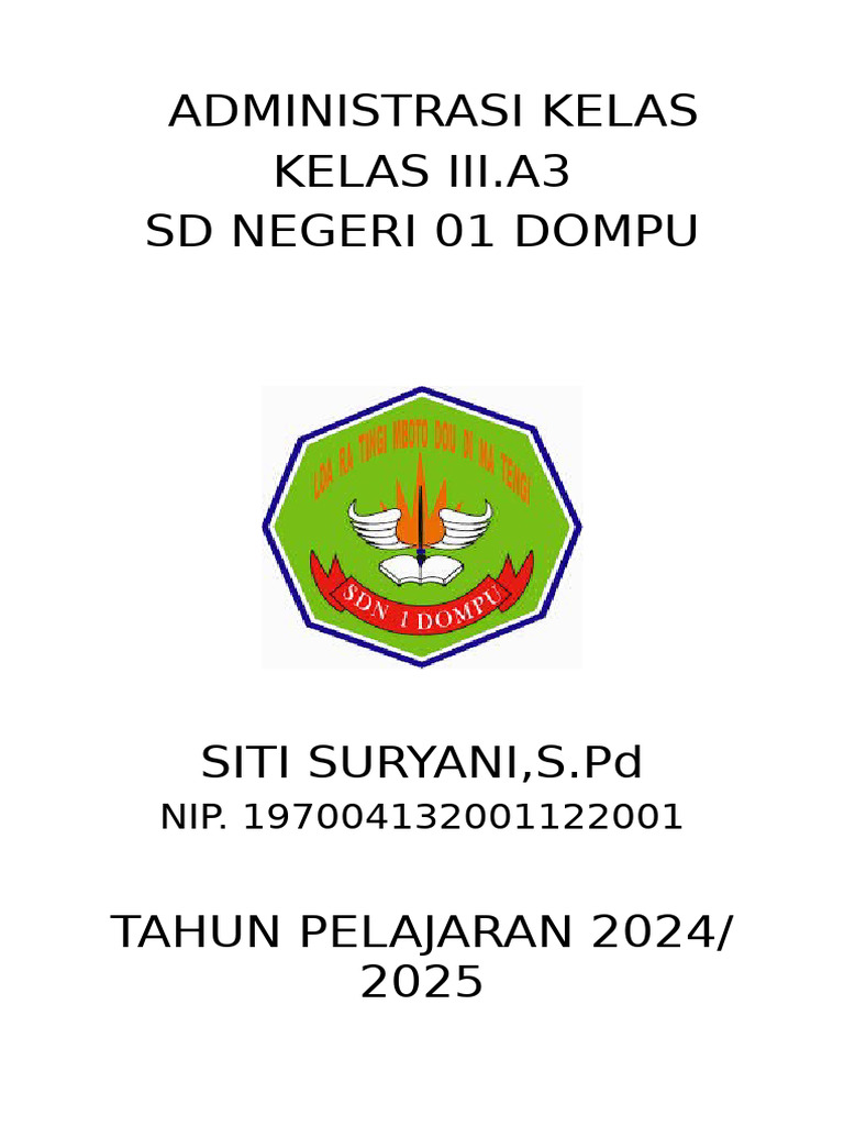 Cover Program Bimbingan | PDF