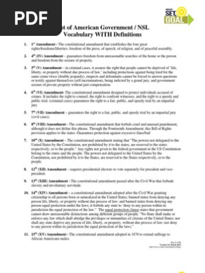 Master Ap Gov Nsl Vocab List 950 Terms With Definitions V1 0