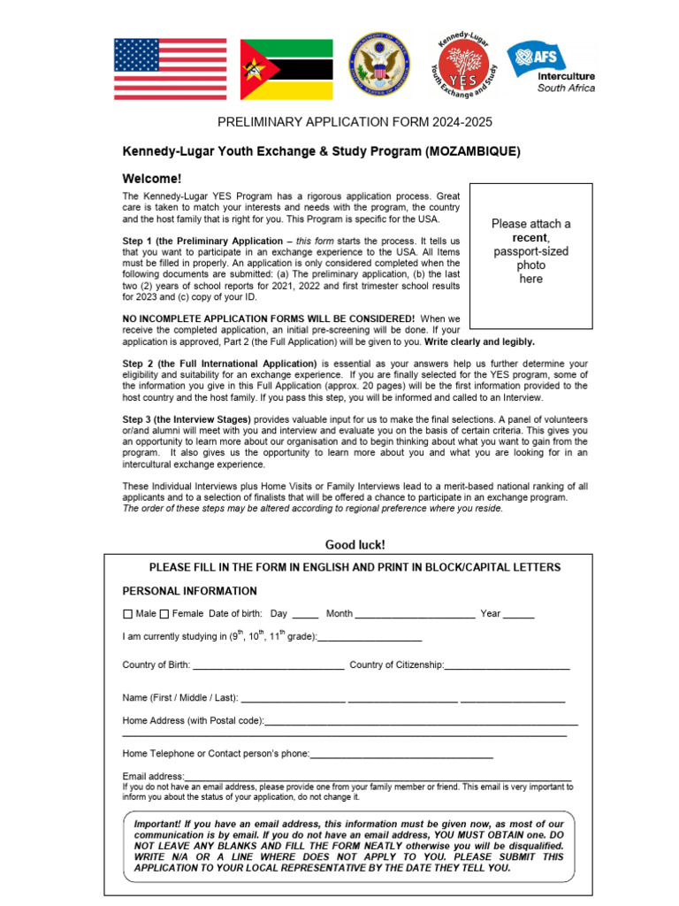 1.0 MOZ KL YES Pre Application 2024 2025 Final | PDF | Vegetarianism ...