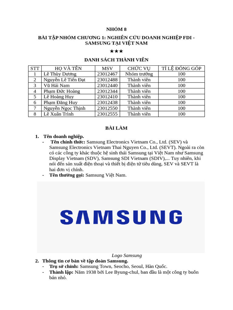 QTCL Nhom8 Samsung c1 | PDF