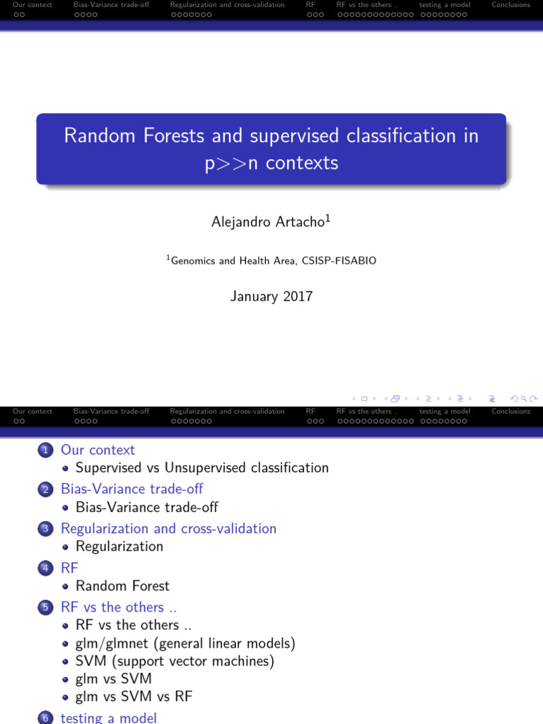 Random Forests in Supervised Learning | PDF | Support Vector Machine ...