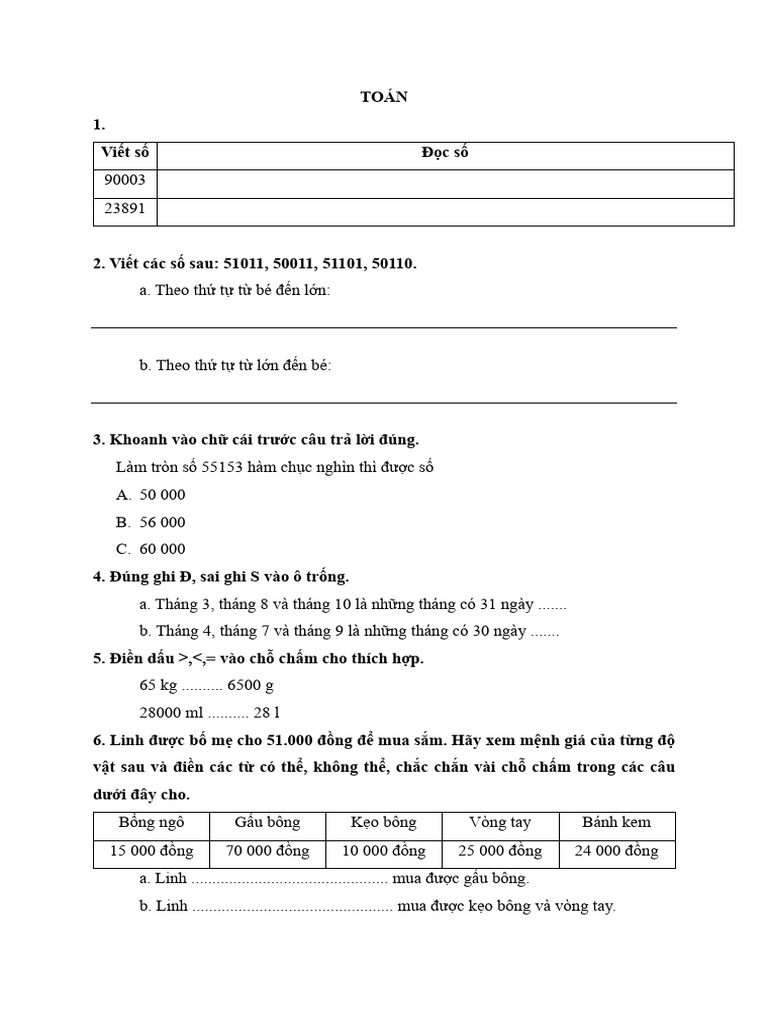 TOÁN | PDF
